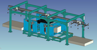메쉬형펜스자동 용접기(판망기)
